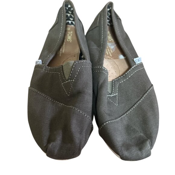 Toms Grey Alpargata Recycled Cotton Size 6.5 - Picture 1 of 3